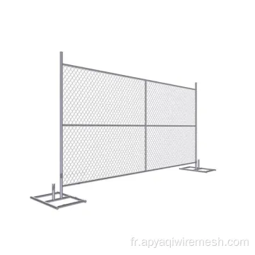Construction Panneaux de clôture de liaison de chaîne temporaire